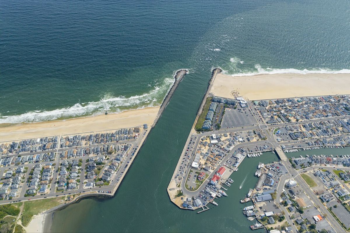 Manasquan Inlet from above