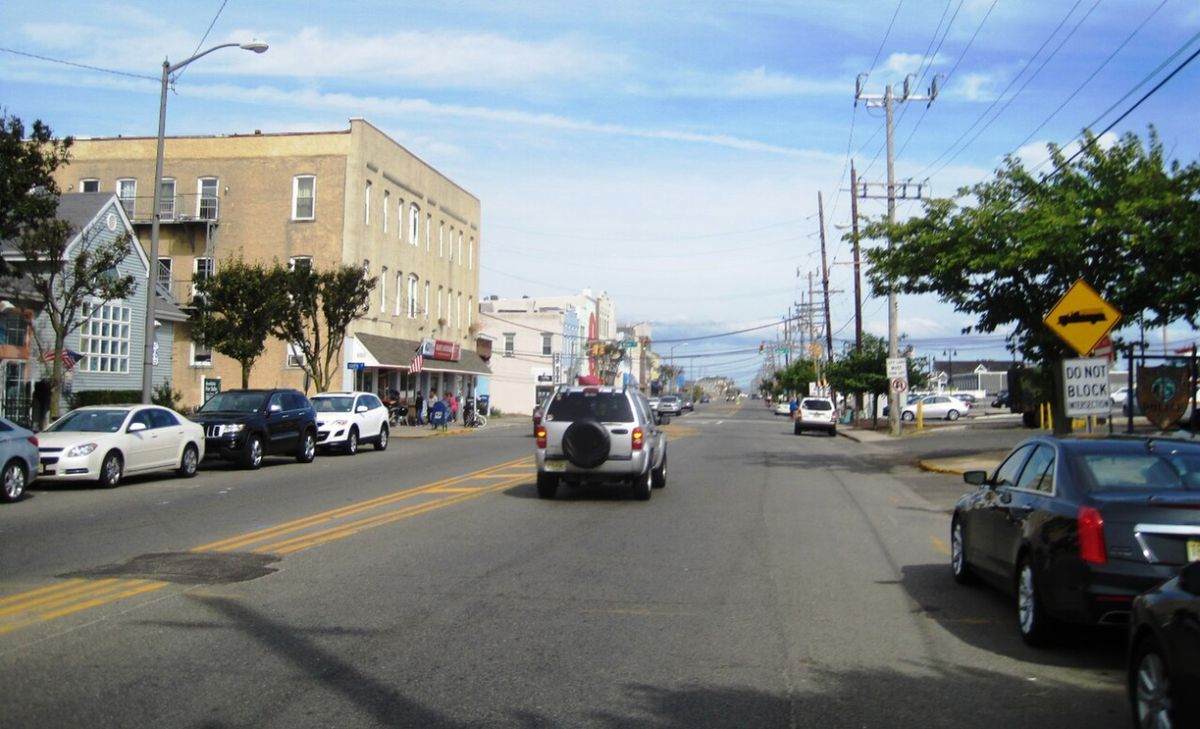 Downtown Sea Bright on Ocean Avenue